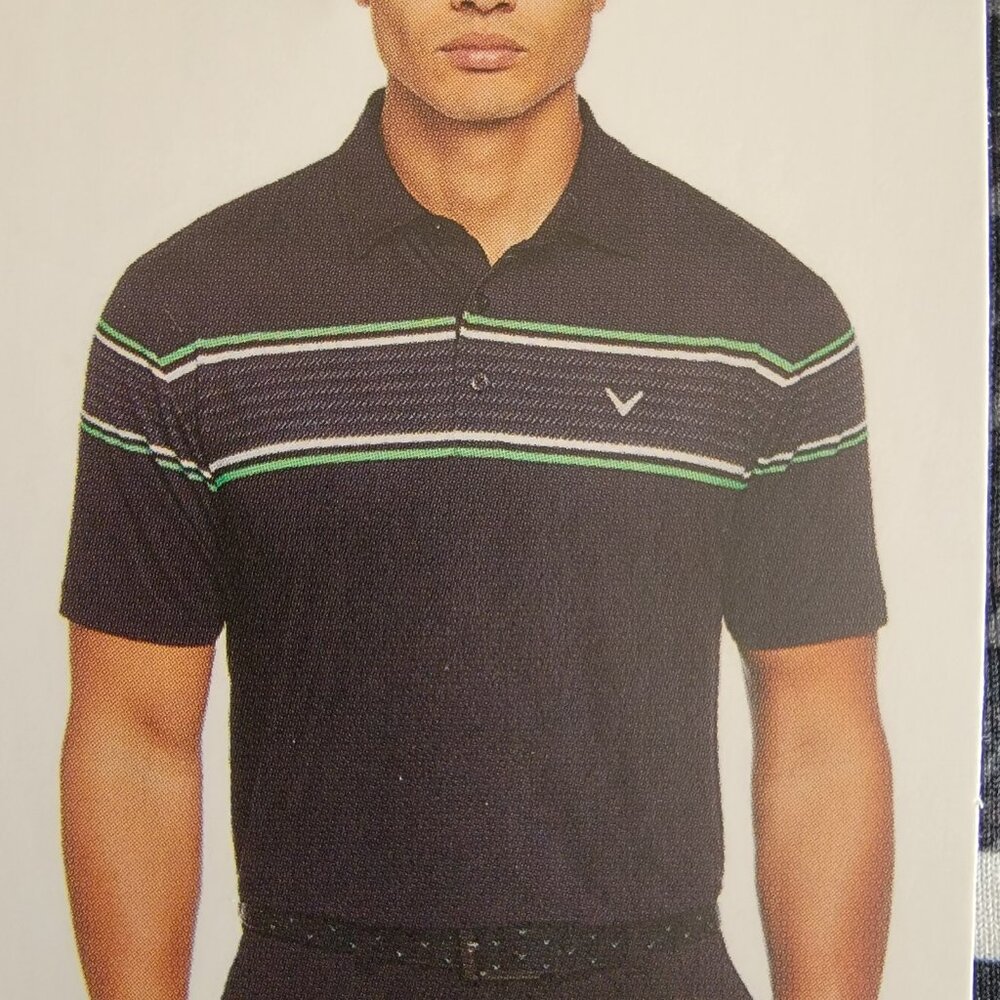 CALLAWAY Opti-Dry Men’s Golf Shirt Stretch Polo Collar NWT